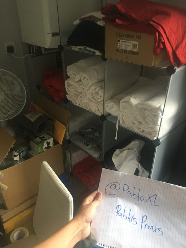 Early stock in the spare room